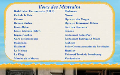 Mivtsaïm de Youd Aleph Nissan par le Beth Habad de Strasbourg