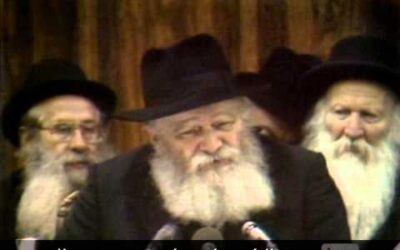 Vidéo du Rabbi : jamais trop jeune
