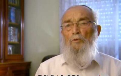VIDÉO : témoignage sur Rabbi Levi Its'hak, père du Rabbi "je dois me préparer à passer de l'autre coté"