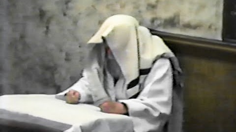 Bénédiction du Rabbi Erev Yom Kippour 5745-1984