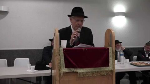 Discours de M. Petit Ohayon aux Chiva de Shneor Zalman Pevzner z"l - Sinai-Paris