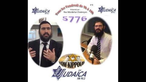 Radio Judaica Bruxelles : émission avec Rav Israël Nadjar "Yom Kippour"