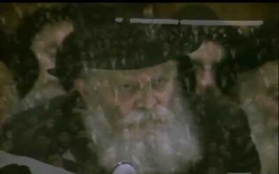 Vidéo du Rabbi : Nigoun "Lekhat'hila Ariber"
