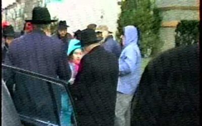 Vidéo inédite du Rabbi à la sortie du Mikvé