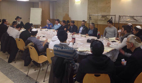 Farbrenguen de Pourim Katan au Centre Beth Habad Maor