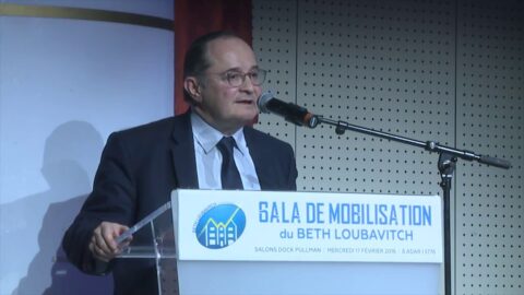 VIDEO : Discours de M. Ariel Goldman, président du FSJU au Gala 2016 du Beth Loubavitch