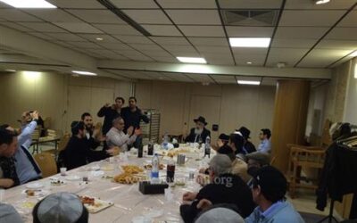 Farbrenguen de Youd Alef Nissan 5776 au centre Maor