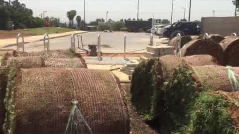 Construction du "Parc 770" à Kfar Habad