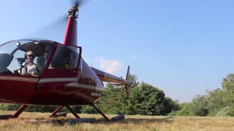 USA : surprise en hélicoptère