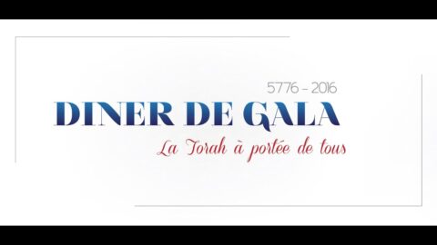 Vidéo présentée au gala de soutien du Kollel Torat Menahem de Yerres