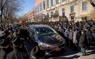 CROWN HEIGHTS : Levaya du Rav Menahem Mendel Marasow a »h