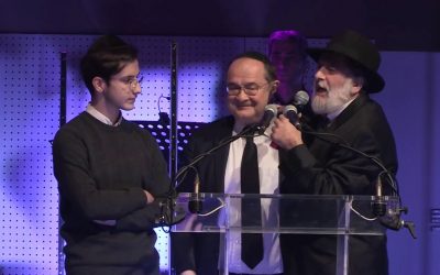 Gala du Beth Loubavitch 2018 : Remise du Trophée des 50 ans au Grand Rabbin Goldmann
