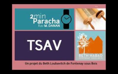Paracha Tsav – Rav Mendy Danan