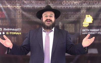Chemini : Aller simple ou Aller-retour ? – Rav Yossi Amar