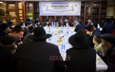 Moscou : conclusion du traité du Talmud &lsquo;Ketoubot&rsquo; du cours quotidien de la synagogue Marina Rosha