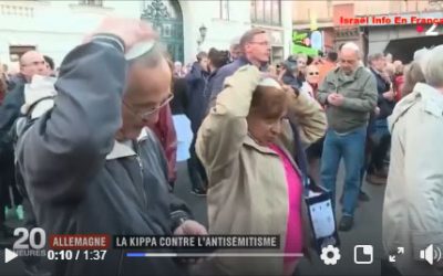 France 2 JT 20h. Allemagne : La Kippa Contre l&rsquo;Antisémitisme