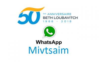 Beth Loubavitch : nouveau groupe WhatsApp de Mivtsaïm
