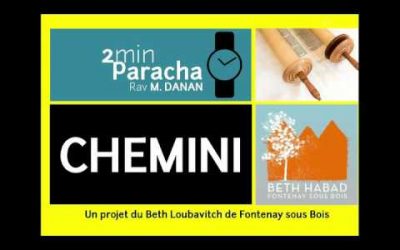 Paracha Chemini – Rav Mendy Danan
