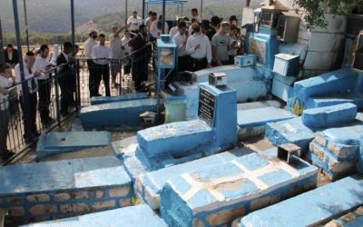 Demandes de bénédictions sur le tombeau du Arizal à Safed (Tsfat)
