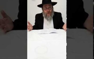 Dvar Mal&rsquo;hout « Chavouot » – Rav Dovber Pachter