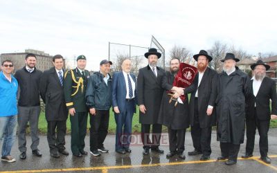 Ottawa : parade de Lag Baomer et inauguration d&rsquo;un nouveau Sefer Torah en présence du Grand Rabbin d&rsquo;Israël