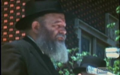 Parade de Lag Baomer avec le Rabbi en 1967