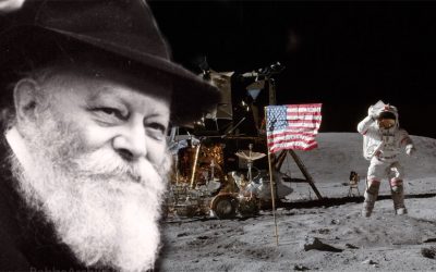 Le 20 juillet 1969,  Neil Armstrong posait le pied sur la lune : l’enseignement du Rabbi de Loubavitch