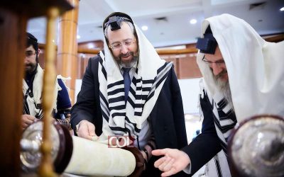 Le Grand Rabbin d’Israël, Rav David Lau visite la communauté juive de Moscou