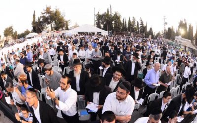 Jérusalem : Hilloula du Rav Mordehai Eliyahou ע »ה