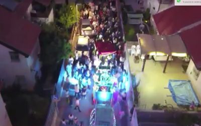 Vu du ciel de Maalé Adoumim : l’inauguration d’un Sefer Torah