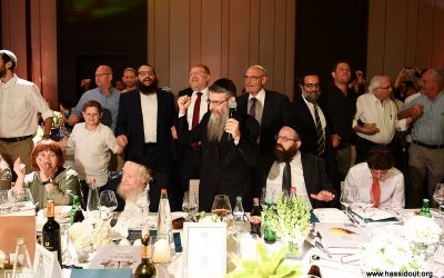 Jérusalem : soirée de gala à l’occasion des 80 ans du Rav Adin Even Israël (Steinsaltz)