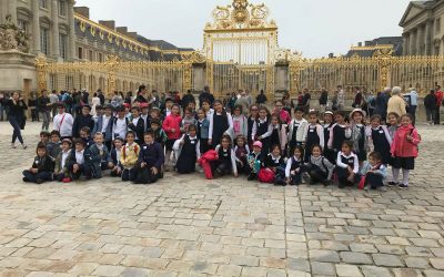 Visite du château de Versailles par les élèves de Pardess Hanna de Montrouge