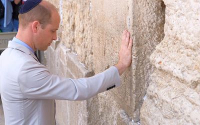 Le Prince William, deuxième en ligne du trône britannique, a visité le Kottel à Jérusalem