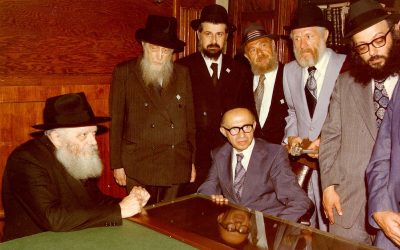 Il y a 42 ans, Menahem Begin rencontrait le Rabbi de Loubavitch