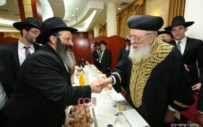 Chalom Morde&rsquo;hai Rubashkin en visite en Israel
