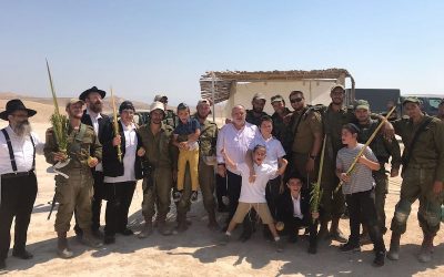 100% Lahayal en action : Visite d’une seconde base militaire dans le désert de Judée