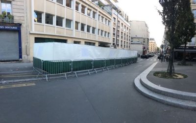 Photo du jour : La Souccah géante de 64 m2 du Beth Habad du quartier des Batignolles à Paris 17