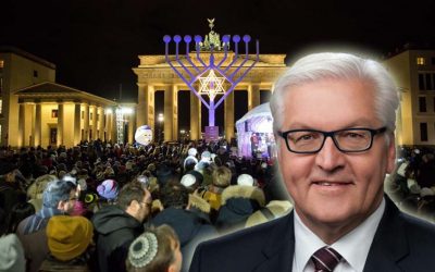 Le président allemand Frank-Walter Steinmeier participera à l’allumage public de la Menorah à la Porte de Brandebourg