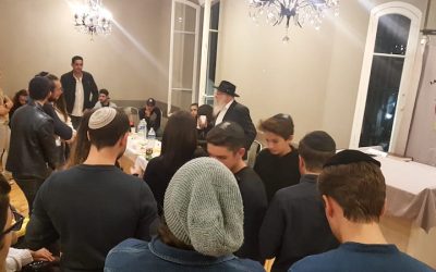 Beth Habad de Nice : 50 jeunes de la Côte d’Azur se rassemblent à la maison des jeunes pour une soirée « Crêpes Party »