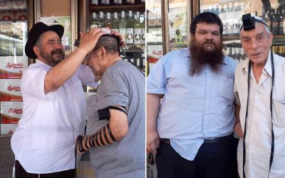 Netanya : Mivtsaim au stand de Tefilines du Kikar, veille de Roch ‘Hodech Hechvan