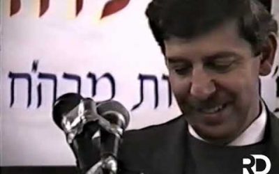 Vidéo inédite du banquet du Kinous Hachlou&rsquo;him 5751-1990