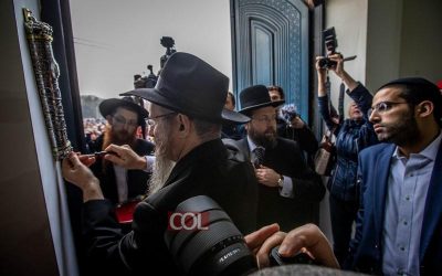 Le Rav Berel Lazar, Grand Rabbin de Russie, inaugure la rénovation de la grande synagogue de Kaliningrad (Königsberg)