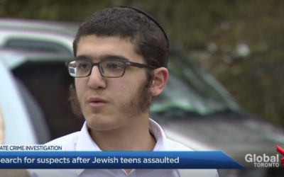 Acte antisémite à Toronto : Quatre jeunes Loubavitch agressés  par  9 adolescents