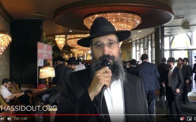 Interview du Rav Eizer Cohen au Kinous Hachlou’him 2018