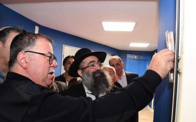 Inauguration des nouveaux locaux de l’école Haya Mouchka à Marseille par le Rav Yéhouda Madar