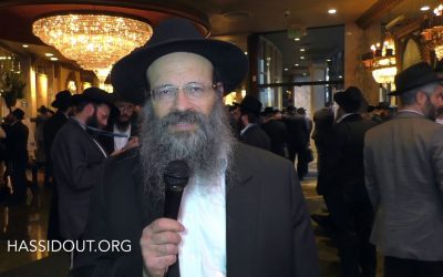 Interview du Rav Mendel Raskin au Kinous Hachlou&rsquo;him 2018