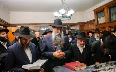 Kinous Hachlou’him 5779 : Première journée – prières dans le bureau et la maison du Rabbi