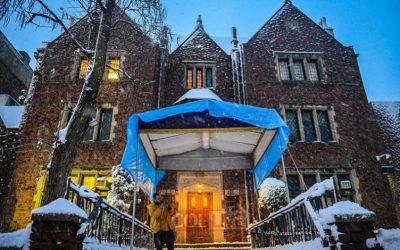 EN Images. Les premières neiges à Crown Heights