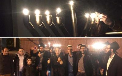 Marseille : Mobilisation sans précédent du Centre Loubavitch « Ahavat Hinam » du 8ème à l’occasion de Hanouccah