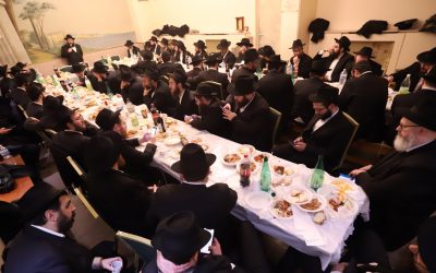 Mélavé Malka et réunion des Chlouhim du Beth Loubavitch au Beth Haya Mouchka